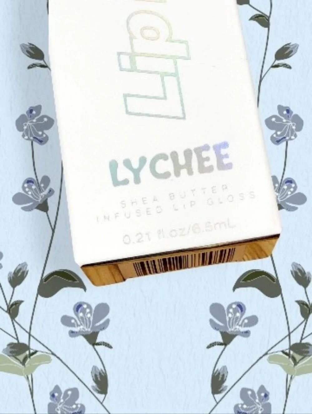 NIB TYS Beauty LYCHEE LIP BUTTER Shea Butter Infused Lip Gloss Clear 6.5 ml